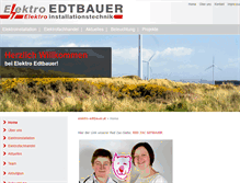 Tablet Screenshot of elektro-edtbauer.at